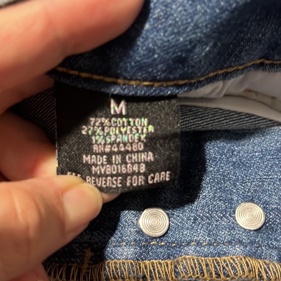 Denim Romper. Never used. - Picture 5 of 5